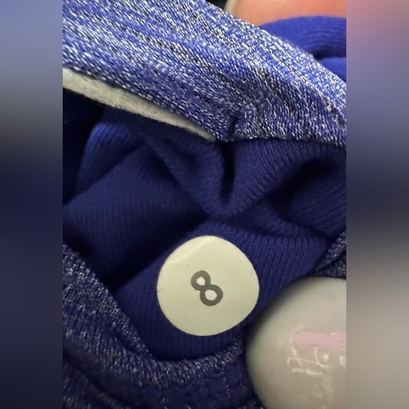 Lululemon Run: Stay On Course Pullover Hooded Jacket Size 8 Blue - Picture 9 of 11